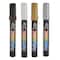 DecoColor® Black, White, Gold & Silver Chisel Tip Acrylic Paint Marker Set